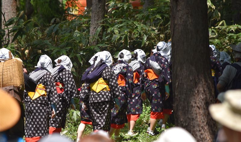 野麦峠まつり_仮装行進