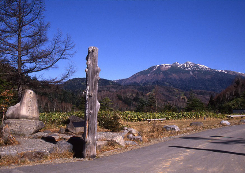 野麦峠から見た乗鞍岳