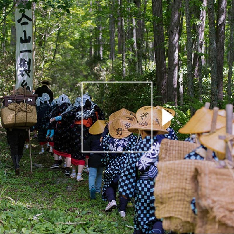 野麦峠まつりの様子