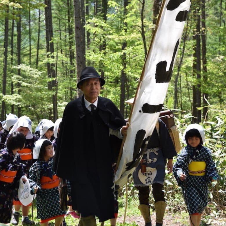 野麦峠まつりの様子