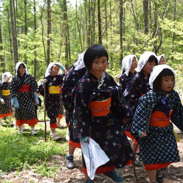 野麦峠まつりの様子