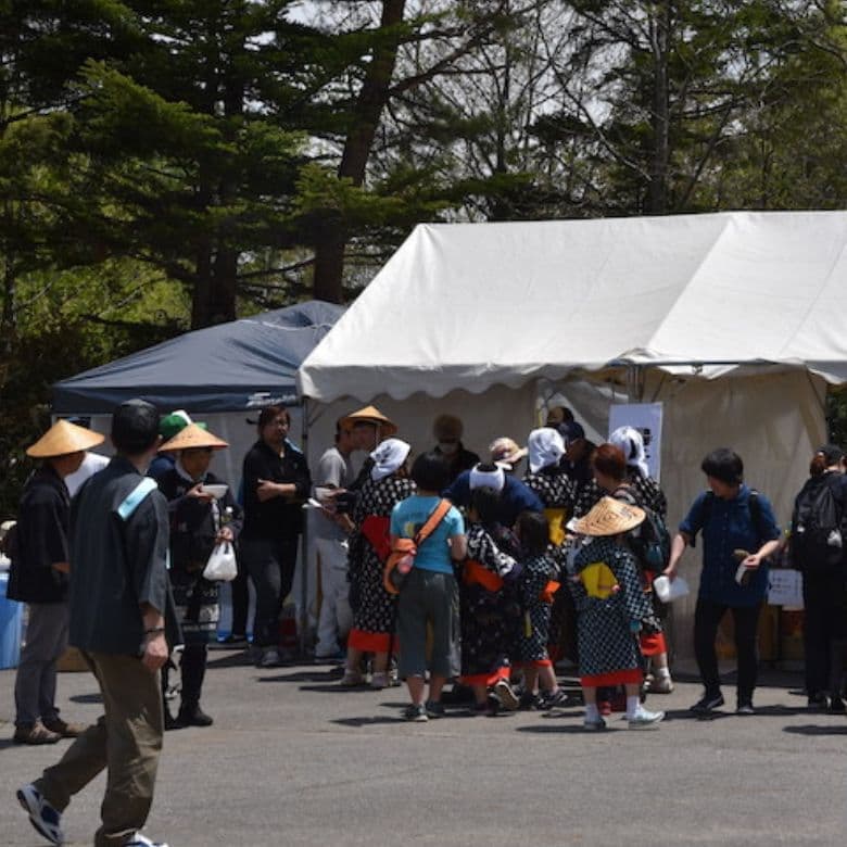 野麦峠まつりの様子