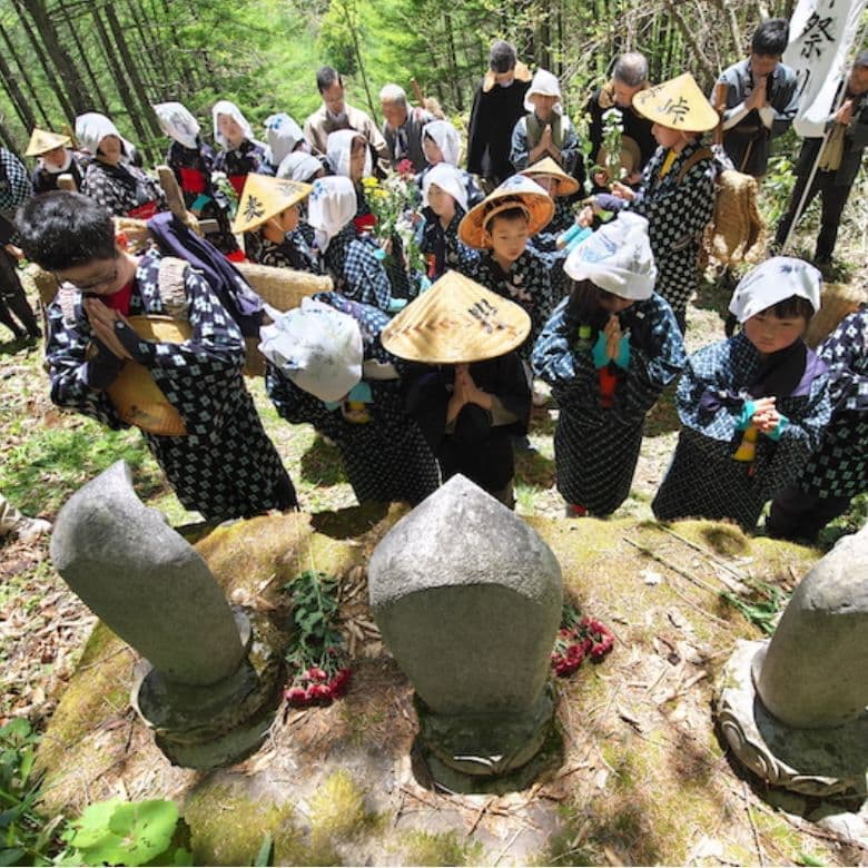 野麦峠まつりの様子